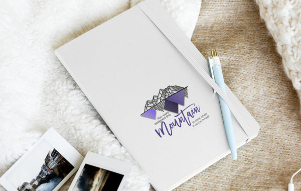 Move Mountains Journal - Hardcover bound notebook