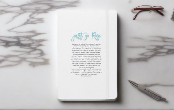 Runner Manifesto Journal - Hardcover bound notebook