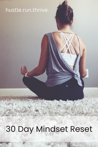 Mindset Reset: A 30-Day System to Rewire Your Habits + Reclaim Your Focus