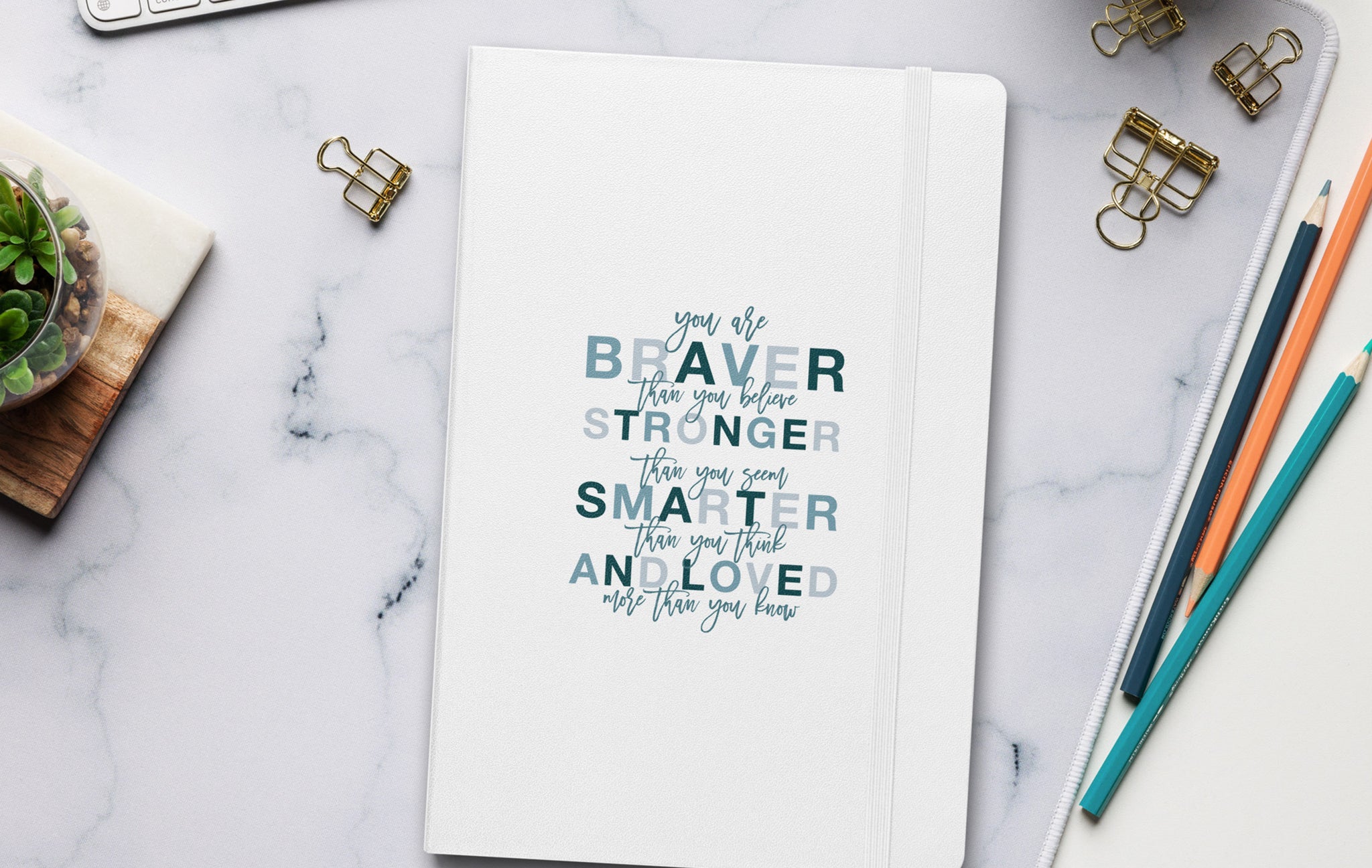 Braver Journal - Hardcover bound notebook