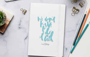 Don't Do It All Journal - Hardcover bound notebook