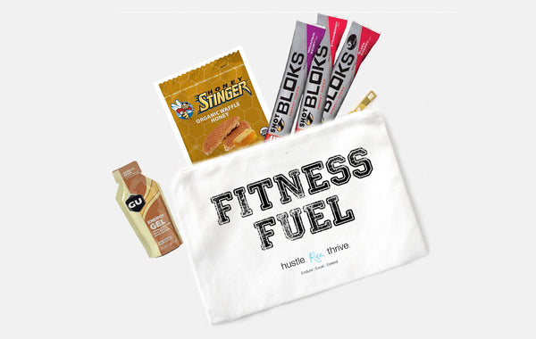 Fitness Fuel Bag - Cosmetic Bag - Cute Makeup Pouch - Swag Bag - Running Fuel Bag