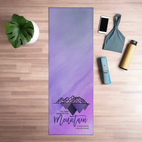 Purple Mountains Yoga Mat Towel - Nonslip Yoga Towel