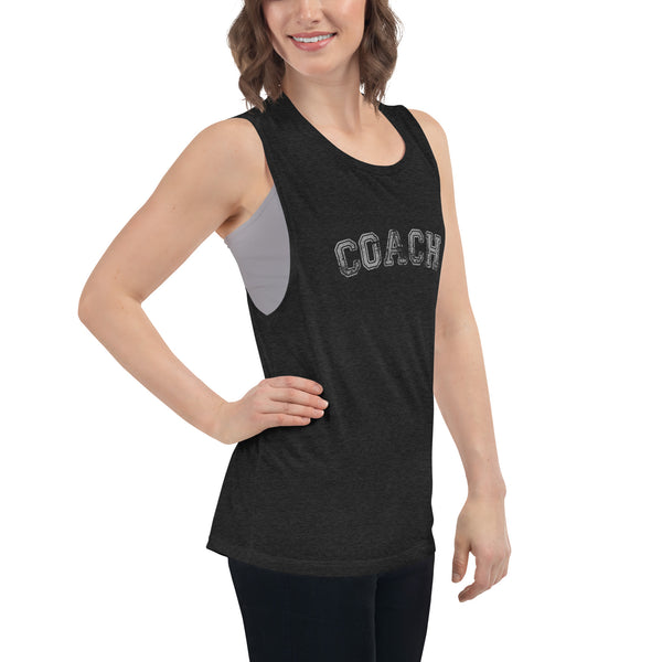 Coach Muscle Tank Top - Gym and Fitness Workout Tank Top - Running and Fitness Shirt