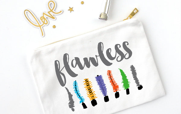 Flawless Cosmetic Bag - Cute Makeup Pouch - Swag Bag