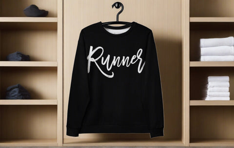 Runner - Black Running Sweatshirt