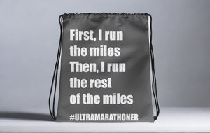 All the miles - #Ultramarathoner Drop bag - Gear Bag - Race Day Bag