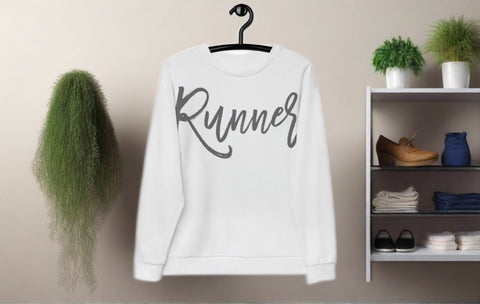Runner Sweatshirt - Gym + Fitness Shirt