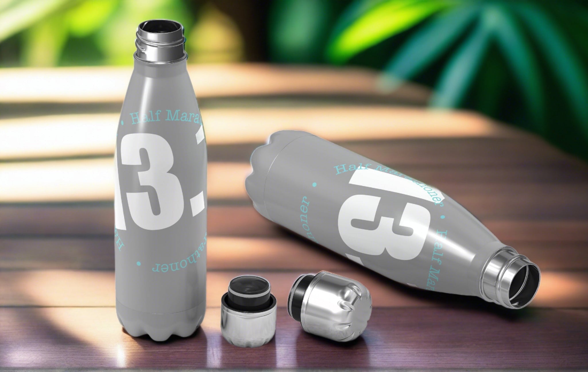 13.1 Half Marathoner Water Tumbler - Stainless Steel Water Bottle - Race Swag