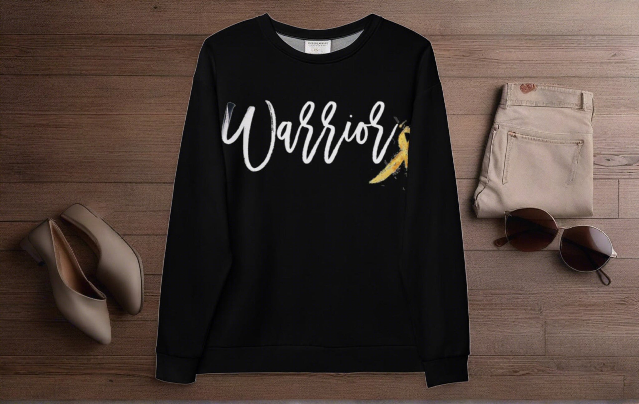 Warrior - Black Endometriosis Awareness Sweatshirt