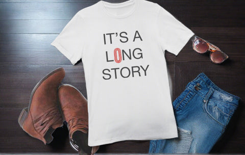 Long Run Story Shirt - Gifts for Runners - Long Distance Running T-Shirt