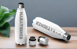 Marathoner Water Tumbler - Stainless Steel Water Bottle - Race Swag