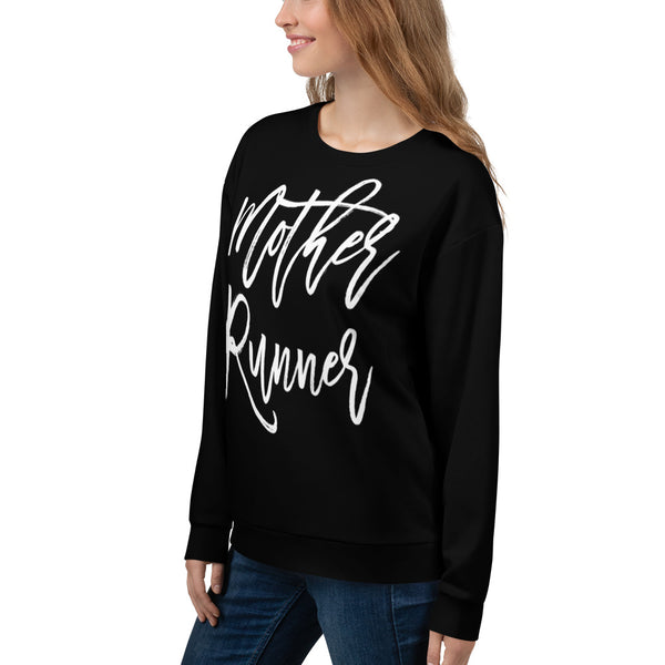 Mother Runner - Black Running Sweatshirt